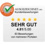 Ausgezeichnet Sehr gut